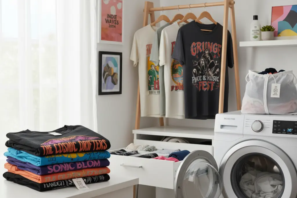 How to Care for Your Band/Artist Merchandise: Washing & Storage Tips