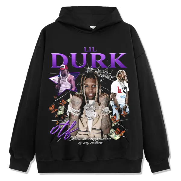 lil durk hoodie 2024