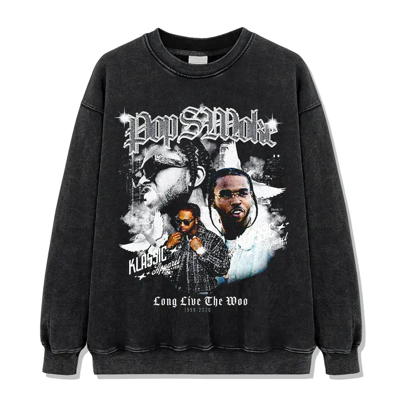 long live the woo By Pop Smoke Sweatshirt - view 2
