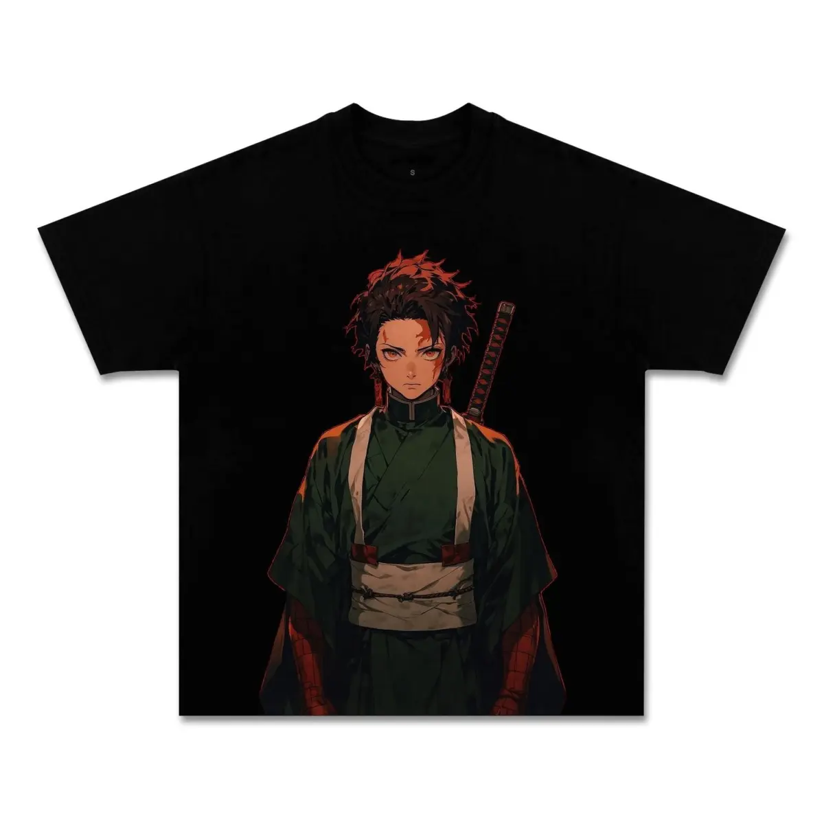 Anime Graphic Demon Slayer Front-Print Heavyweight Graphic T-Shirt — product image 3