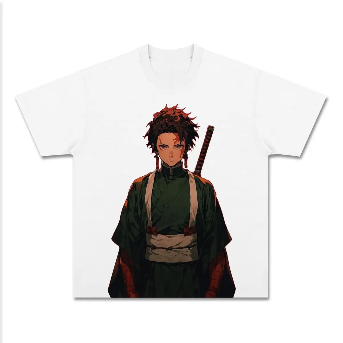 Anime Graphic Demon Slayer Front-Print Heavyweight Graphic T-Shirt — product image 4