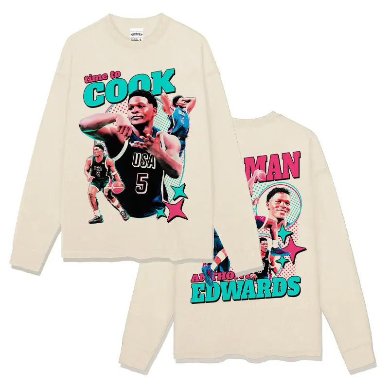 Anthony Edwards Sweatshirt NBA 2024 - view 4