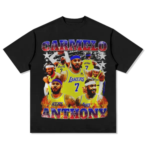 Carmelo Anthony Tee NBA 2024 – Yellow Lakers 7