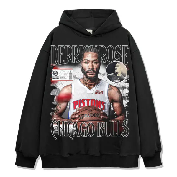Chicago Bulls Hoodie NBA – Derrick Rose Portrait