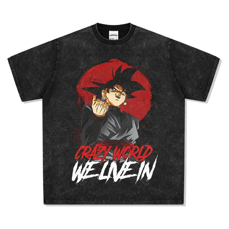 Crazy Word Goku "Anime" TEE - view 3