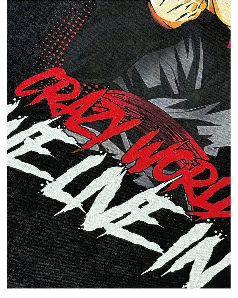 Crazy Word Goku "Anime" TEE - view 7