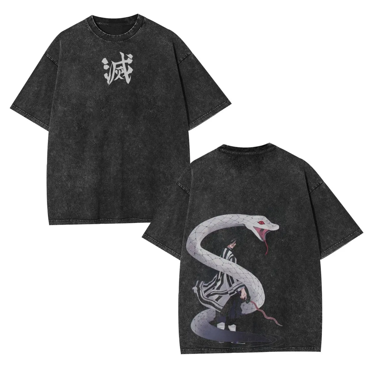 Demon Slayer Corps Vintage Oversized Heavyweight Graphic Tee — product image 1