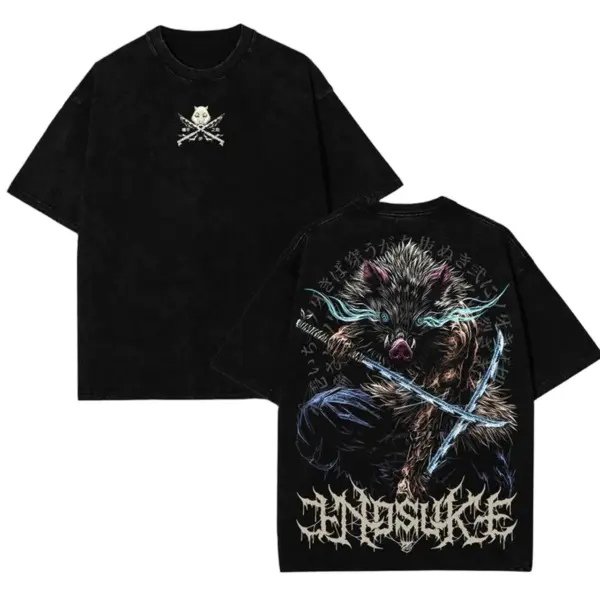 Demon Slayer Unisex Oversized Anime Graphic Tee