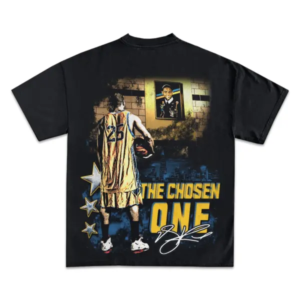 Derrick Rose Back Design Graphic TEE