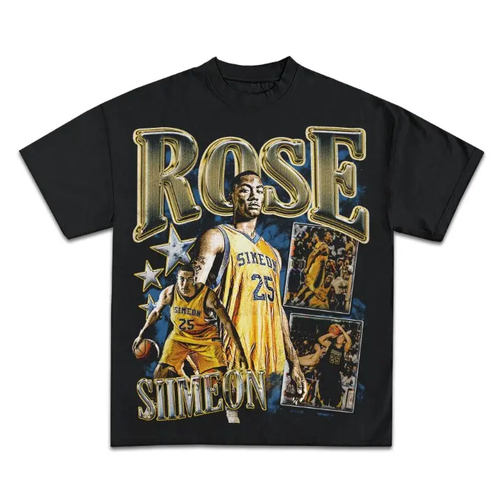 Derrick Rose Back Design Graphic TEE - view 2