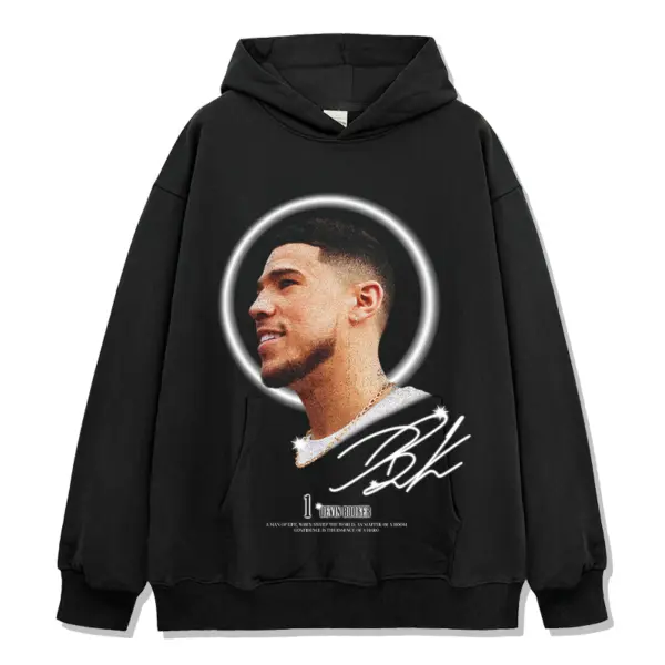 Devin Booker Hoodie NBA – Halo Portrait Signature
