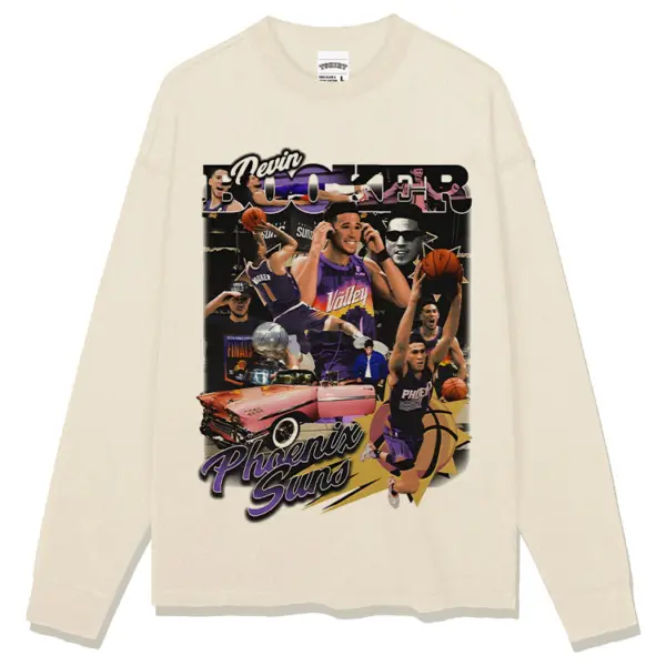 Devin Booker Sweatshirt NBA 2024 – Pink Car Purple Collage
