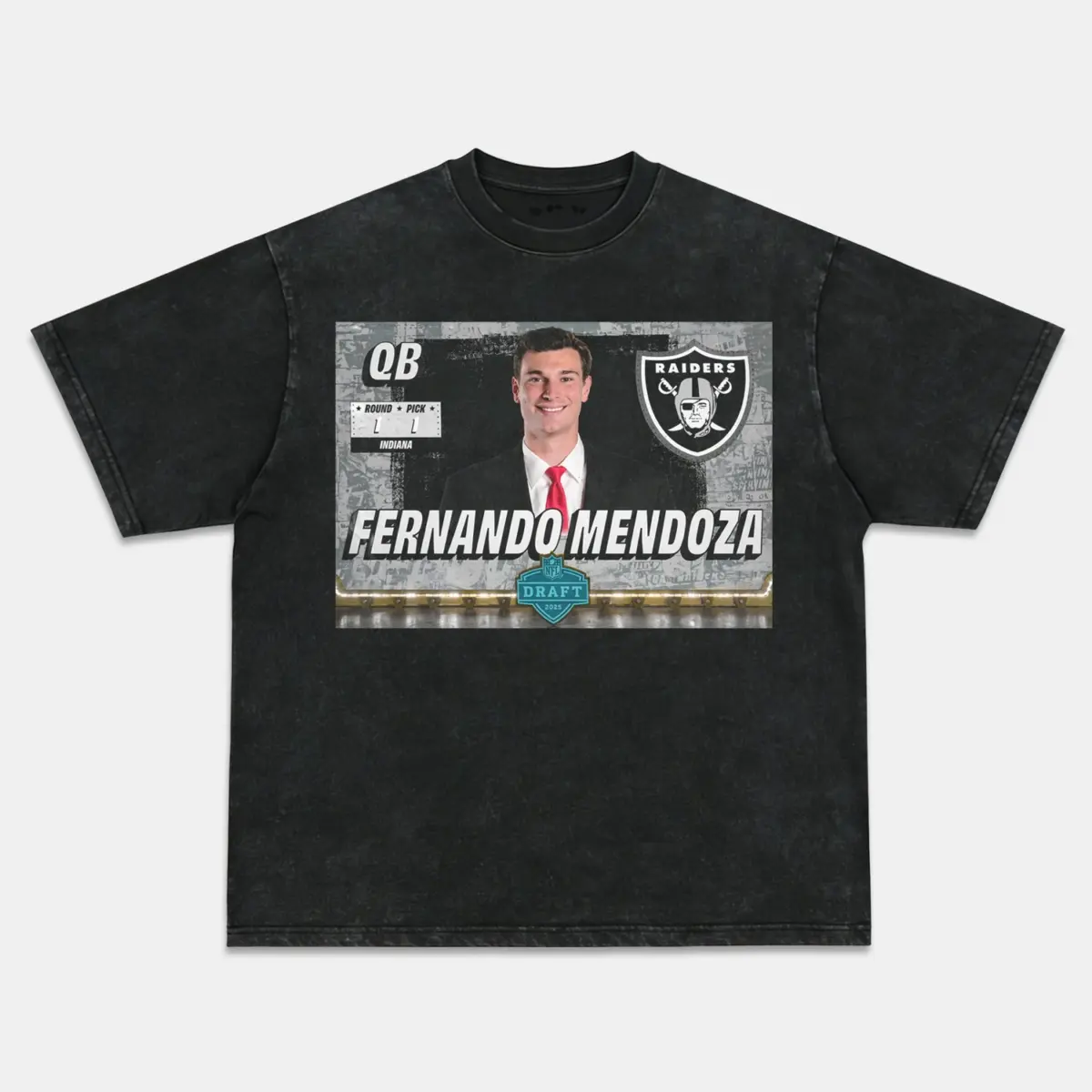 Fernando Mendoza 'Cal Golden Bears' QB Vintage Football Tee — product image 2