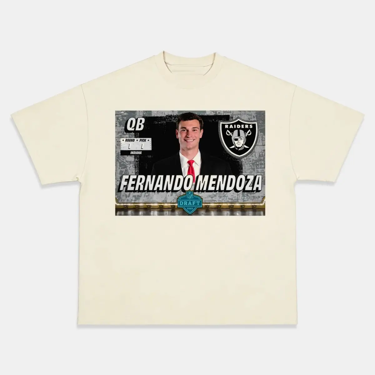 Fernando Mendoza 'Cal Golden Bears' QB Vintage Football Tee — product image 4