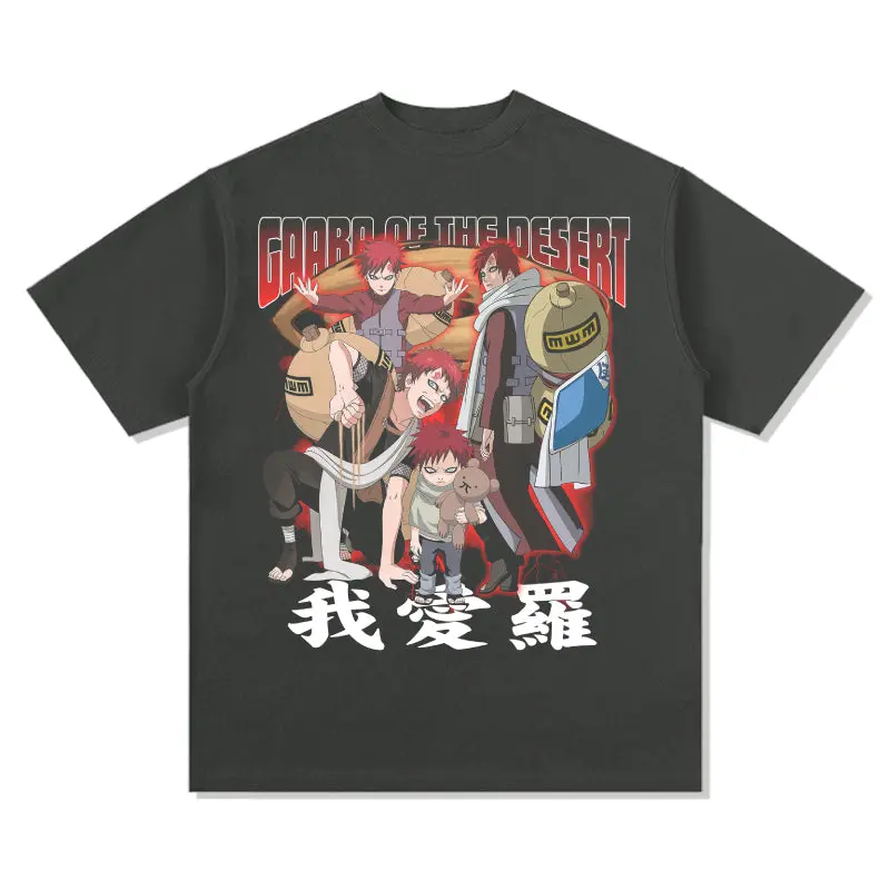 Gaara of the desert Naruto "Anime" TEE - view 3