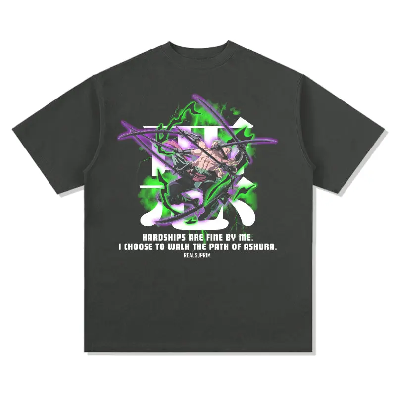 Haroships are fine by me.I choose walk the path of Ashura. Zoro "Anime" TEE - view 3