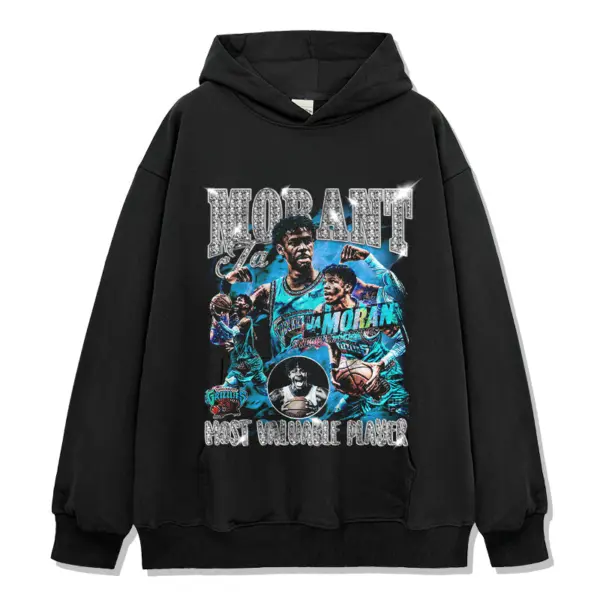 Ja Morant Hoodie NBA – Silver Most Valuable Player