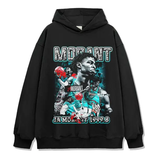 Ja Morant Hoodie NBA – Teal Collage 1999.8