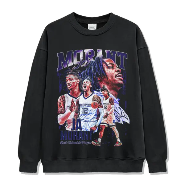 Ja Morant Sweatshirt NBA – Purple Morant Collage