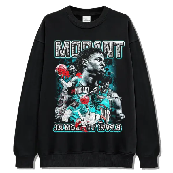 Ja Morant Sweatshirt NBA – Teal Collage 1999.8