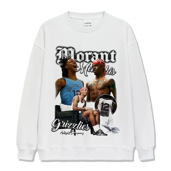Ja Morant Sweatshirt NBA 2024 – Gothic Morant Script