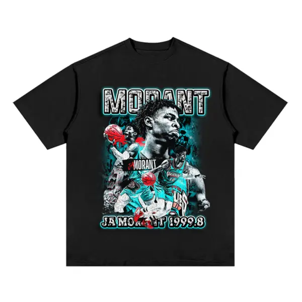 Ja Morant Tee NBA – Teal Collage 1999.8