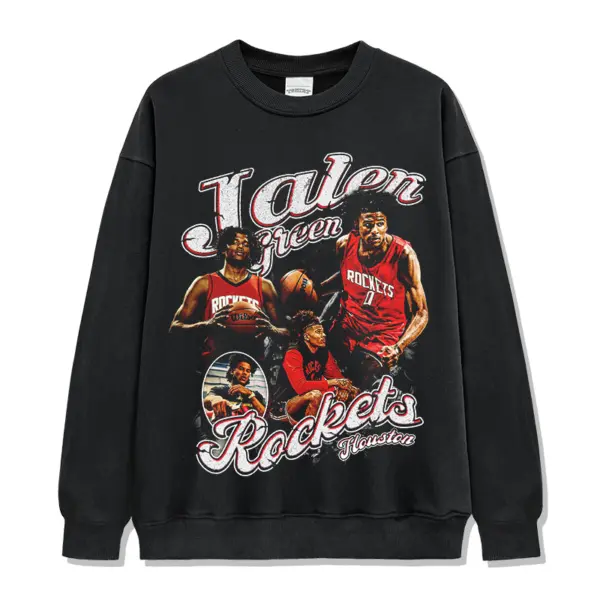 Jalen Green Sweatshirt NBA 2024 – White Script Letters