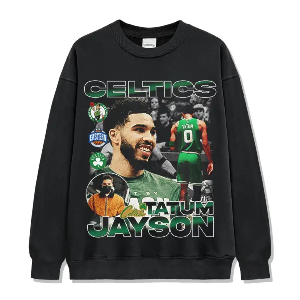 Jayson Tatum Sweatshirt NBA – Celtics Lettering