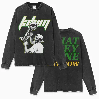 Jayson Tatum Sweatshirt NBA 2024 – Trophy Photo