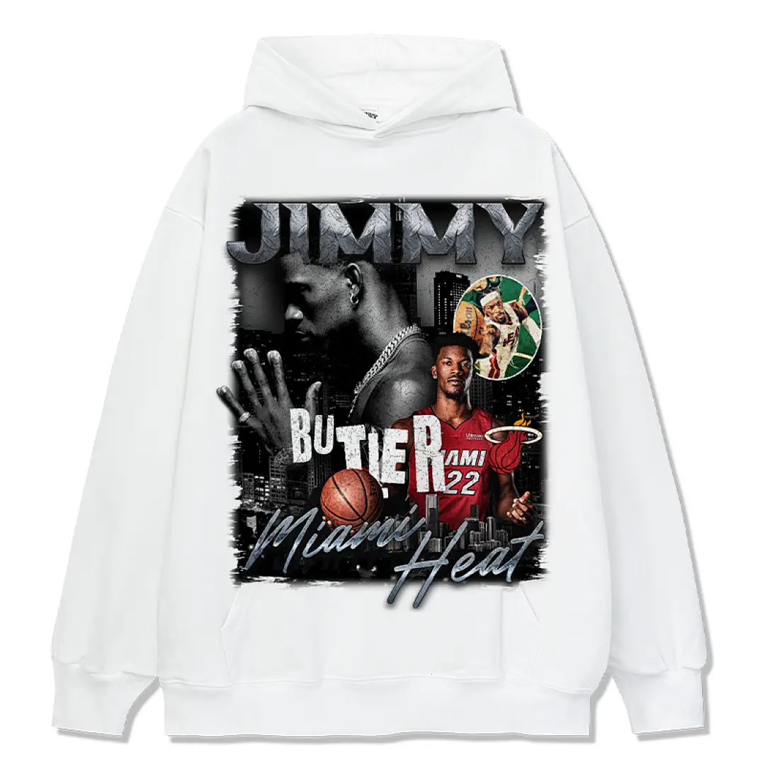 Jimmy Butler Design 6103 Hoodie - White