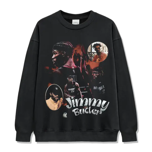 Jimmy Butler Sweatshirt NBA – Round Photo Collage
