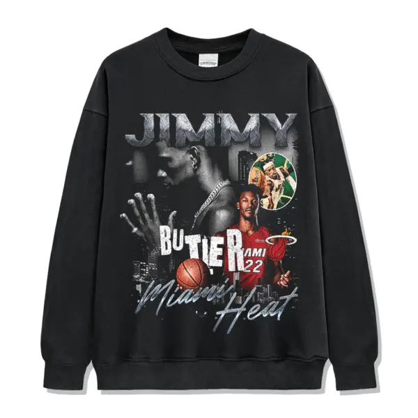 Jimmy Butler Sweatshirt NBA – Silver Jimmy, Miami Heat