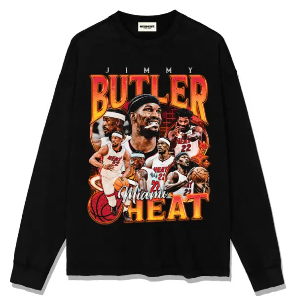 Jimmy Butler Sweatshirt NBA 2024 – Orange Butler Heat