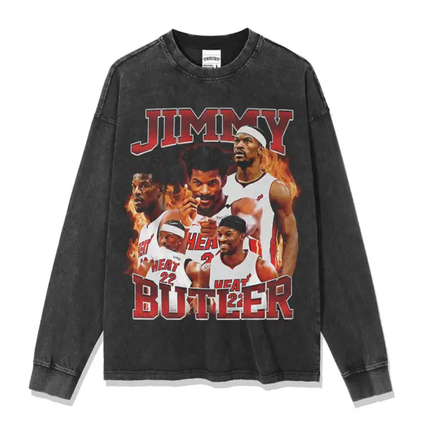 Jimmy Butler Sweatshirt NBA 2024 – Red Block Letters