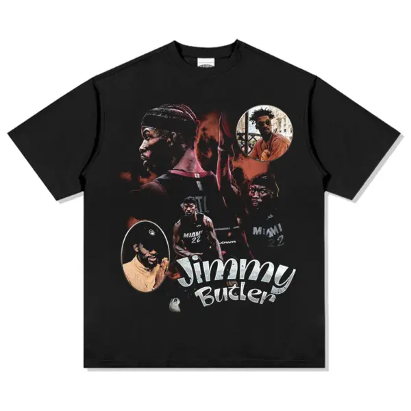 Jimmy Butler Tee NBA – Round Photo Collage