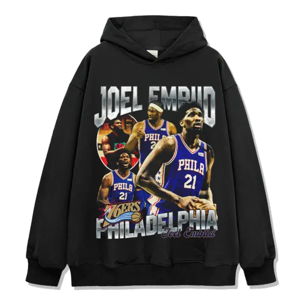 Joel Embiid Hoodie NBA 2024 – Philadelphia Collage