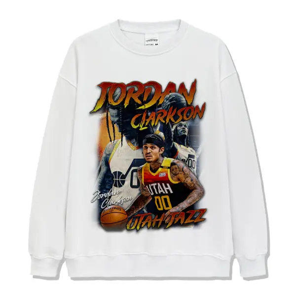 Jordan Clarkson Sweatshirt NBA 2024 – Orange 00 Jersey