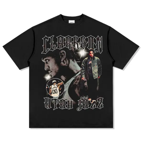 Jordan Clarkson Tee NBA – Grey Gothic Caps