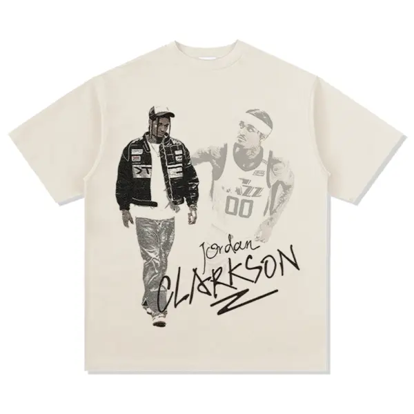 Jordan Clarkson Tee NBA 2024 – Racing Jacket Photo