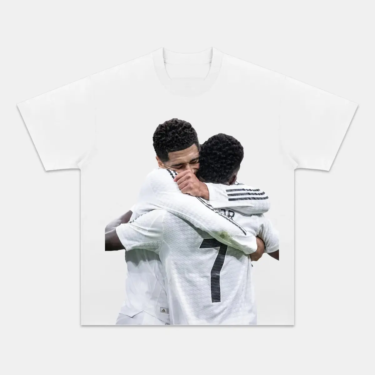 Jude Bellingham & Vinícius Jr Real Madrid Champions Graphic Tee — product image 3