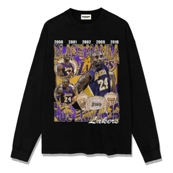 Kobe Sweatshirt NBA 2024 – Black Mamba Ring Collage