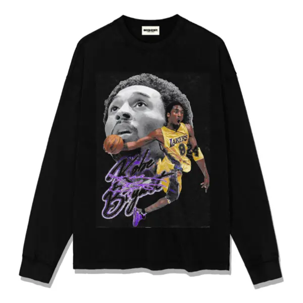 Kobe Sweatshirt NBA 2024 – Dunk Photo, Purple Signature