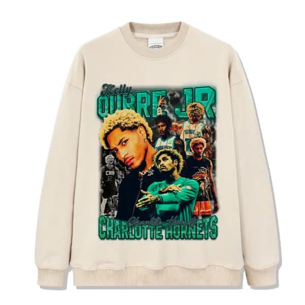 Kelly Oubre Jr Sweatshirt NBA 2024 – Green Letters