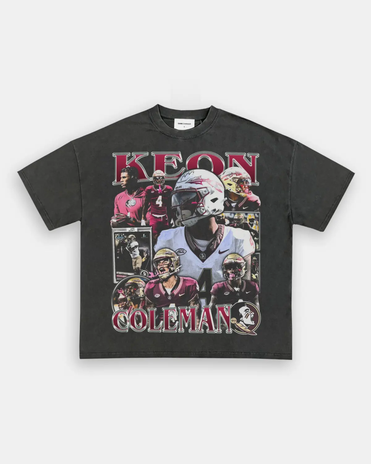Keon Coleman Florida State Seminoles Vintage Graphic Tee — product image 7