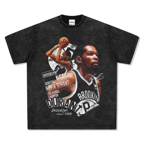 Kevin Durant Tee NBA 2024 – Overall Champion Print