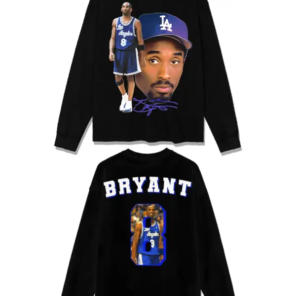 Kobe Bryant Sweatshirt NBA 2024 – LA Cap, Bryant 8 Back