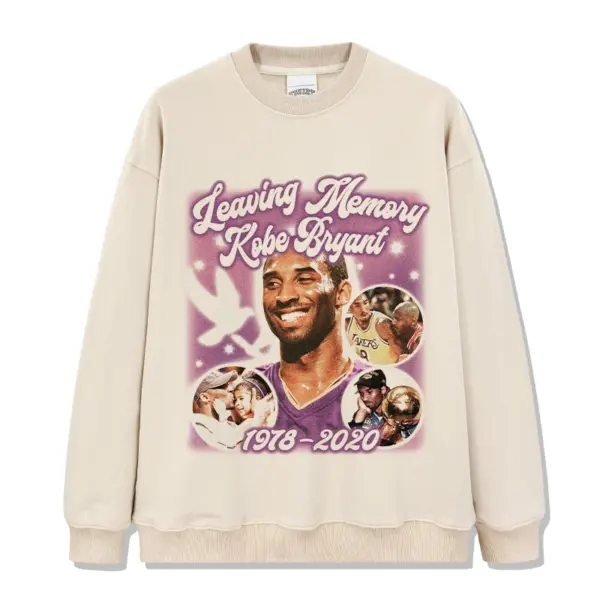 Kobe Bryant Sweatshirt NBA 2024 – Dove Photo Collage 1978-2020