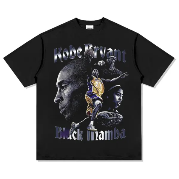 Kobe Bryant Tee NBA – Black Mamba Gothic Letters