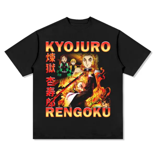 Kyojuro Rengoku Demon Slayer Tee – Block Letter Name