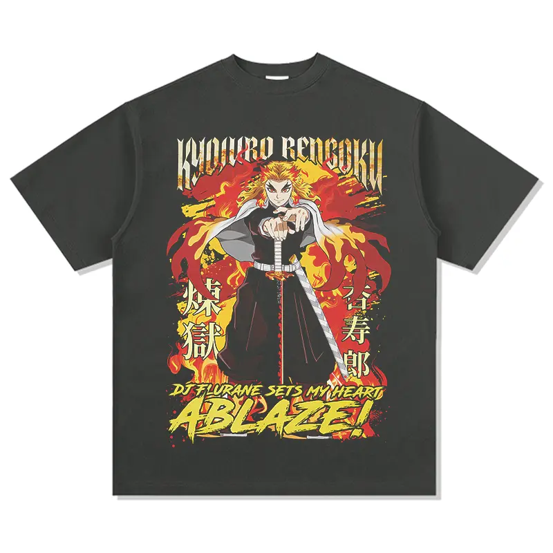 Kyoujurou Rengoku Set Your Heart Ablaze! "Anime" TEE - view 3